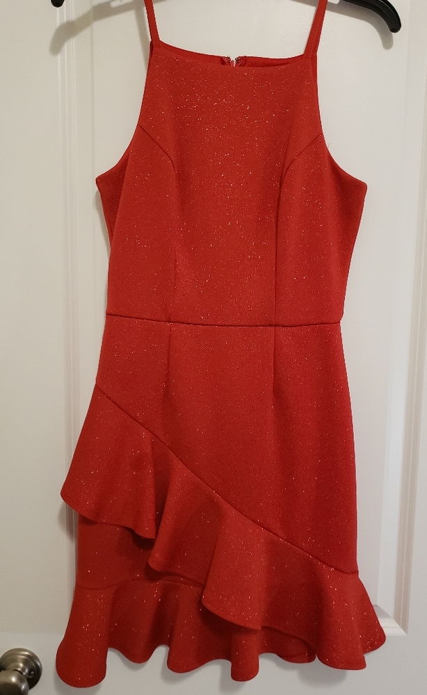 Charlotte Russe sparkly red mini dress